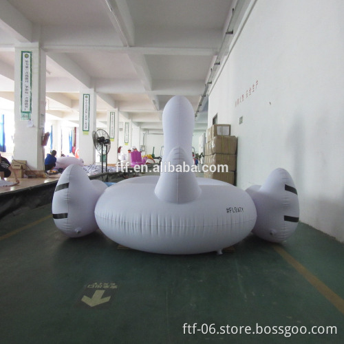 Custom water floating inflatable swan toy,inflatable swan float